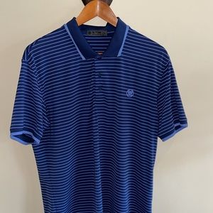 G/FORE Men’s FINE LINE BANDED SLEEVE TECH PIQUÉ POLO